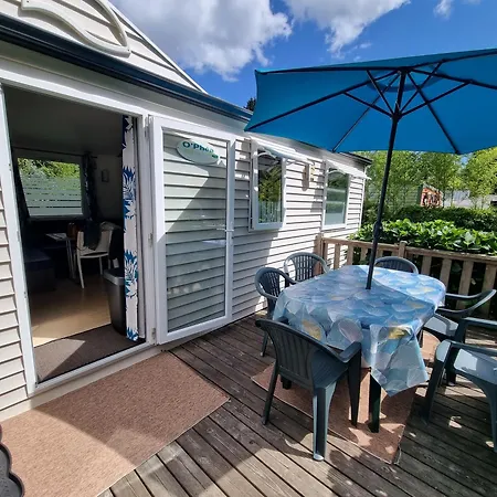 Camping De L Orangerie De Lanniron Mobilhome Esprit Zen R26 Quimper Exterior photo