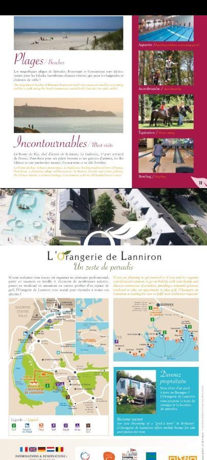 De L Orangerie De Lanniron Mobilhome Esprit Zen R26 Campsite Quimper